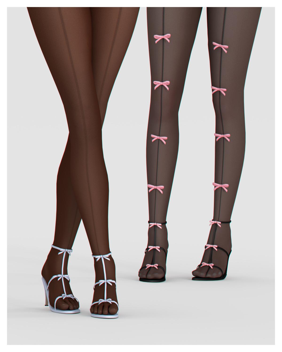 Колготки и босоножки для симочек "Celine Set"