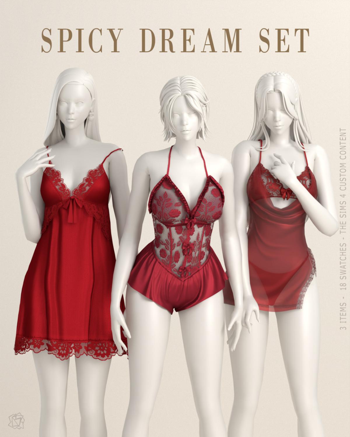 Коллекция нижнего белья "Spicy Dream Set"
