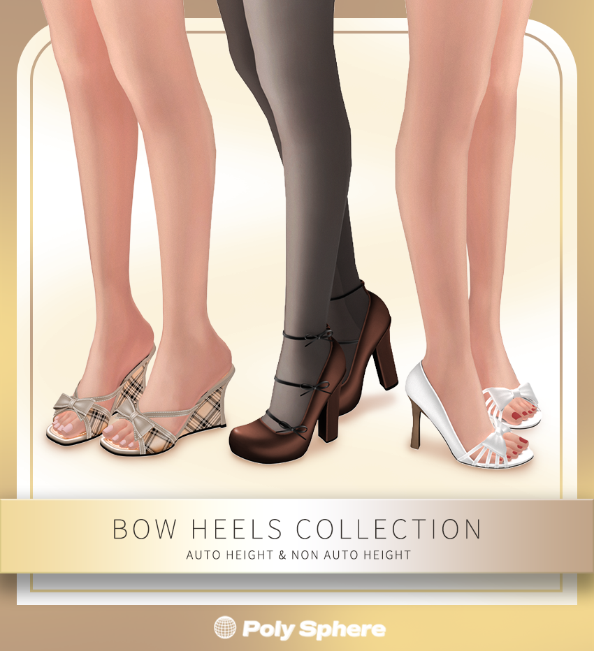 Коллекция обуви для симочек "Bow Heels Collection"