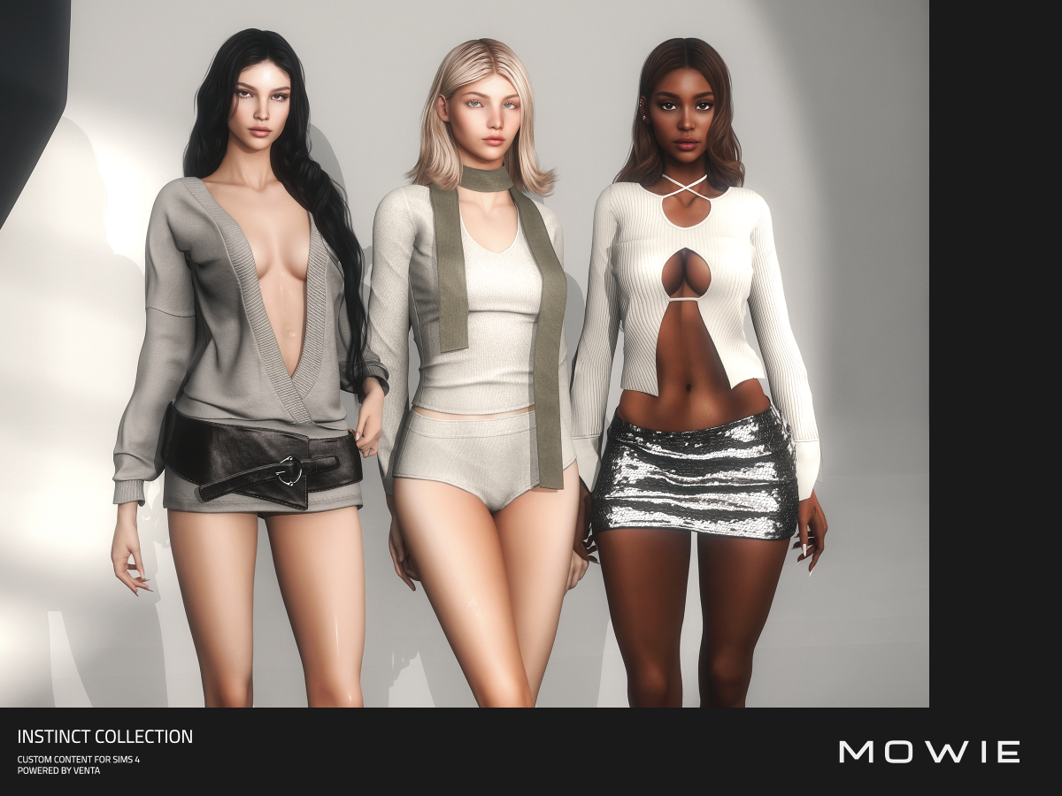 Коллекция одежды для симочек "MOWIE Instinct Collection feat. RAMA"