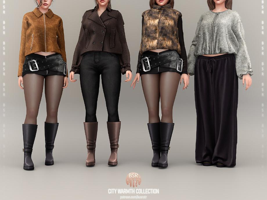 Коллекция осенней одежды для симочек "SET-City Warmth Collection"
