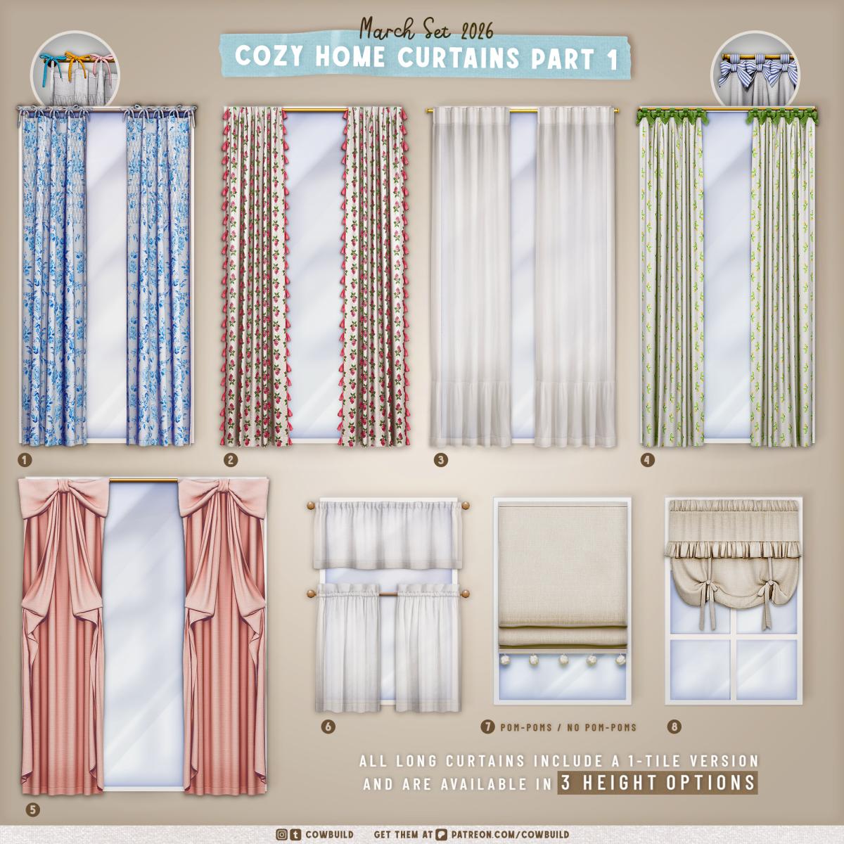 Коллекция штор "Cozy Home Curtains Part 1"