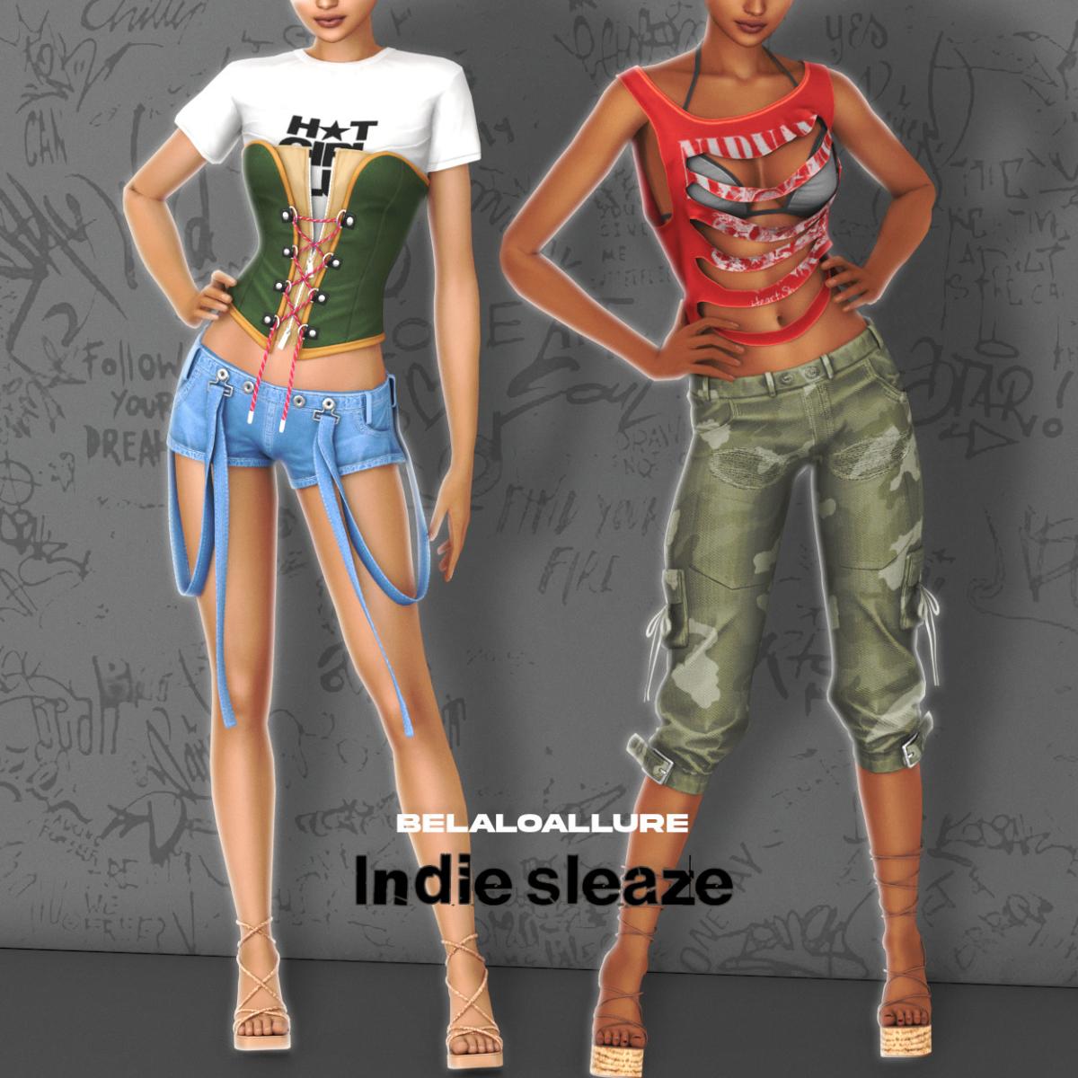 Коллекция в стиле Indie sleaze "Indie Sleaze cc collection"
