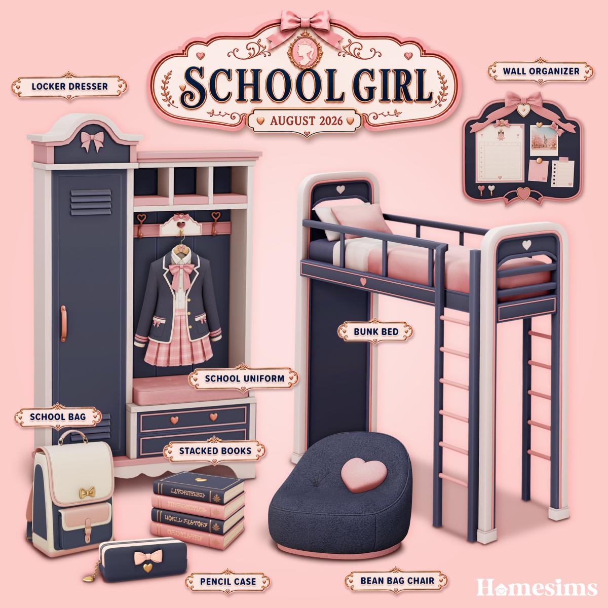 Комната школьницы "School Girl"