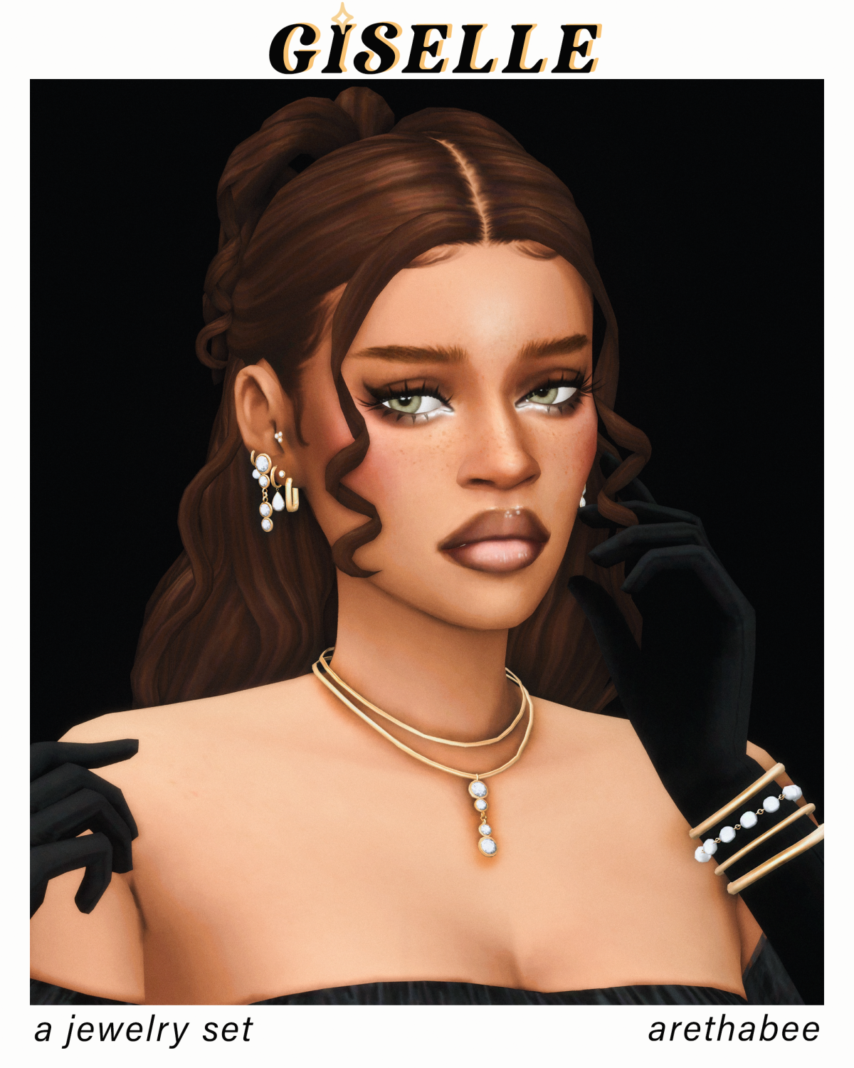 Комплект аксессуаров "giselle jewelry set"