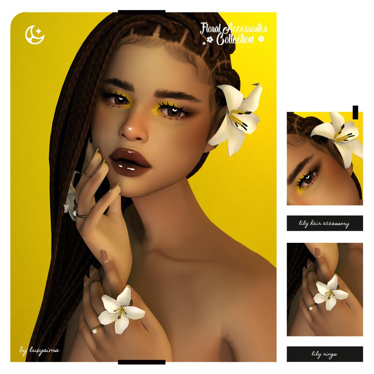 Комплект аксессуаров "Lily - Floral Accessories Collection"