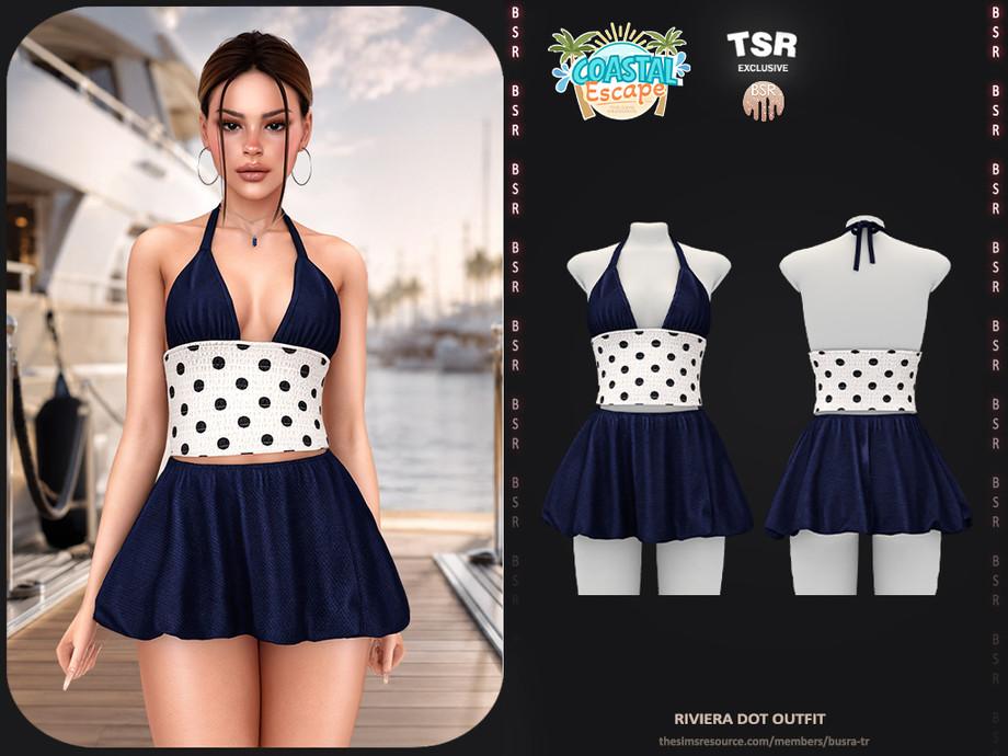 Комплект для отпуска "SET-Riviera Dot Outfit"