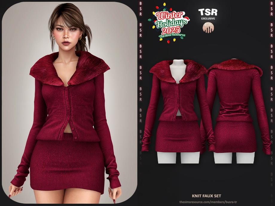 Комплект для симочки "SET-Knit Faux Set - BD1648"