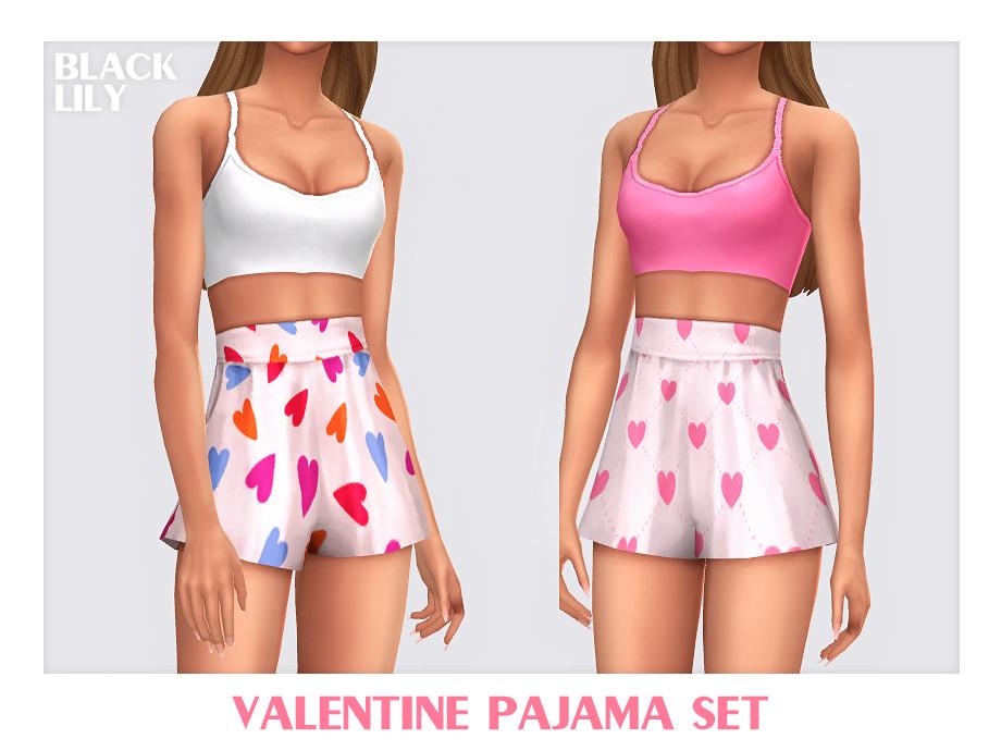 Комплект для сна "Valentine Pajama Set"