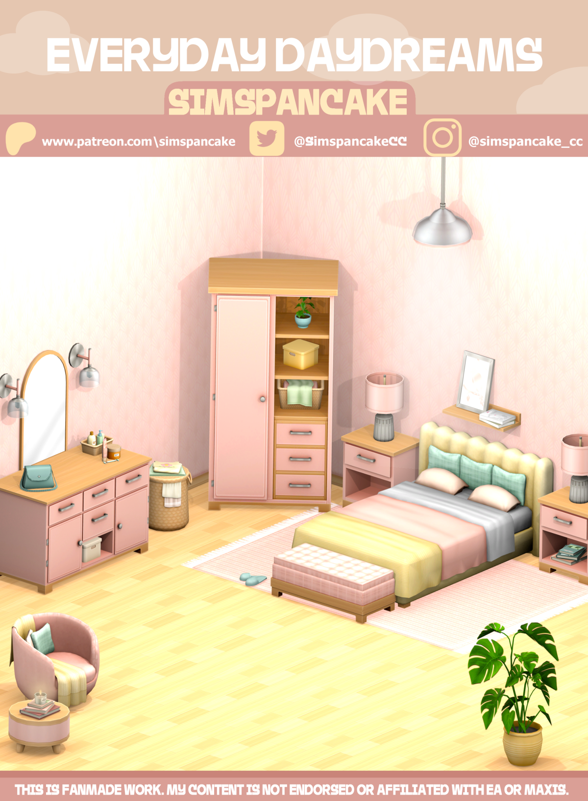 Комплект для спальни "Everyday Daydreams CC Kit"