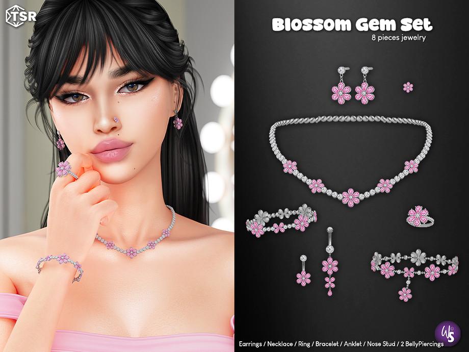 Комплект ювелирных украшений "Blossom Gem Jewelry Set"