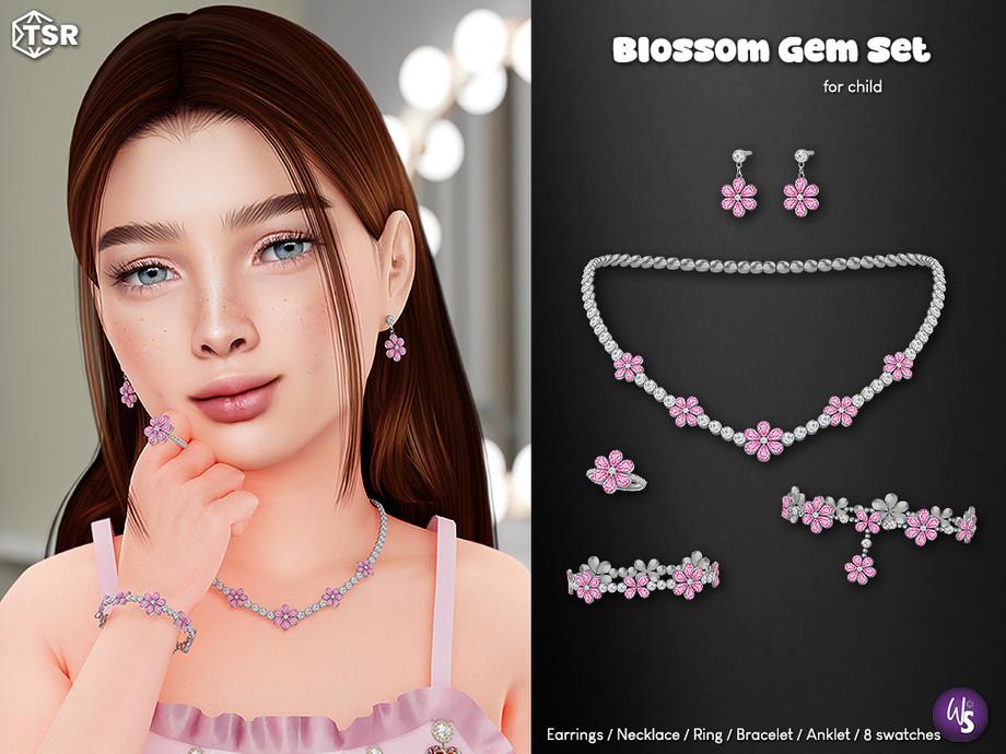Комплект ювелирных украшений для девочек "Blossom Gem Jewelry Set"