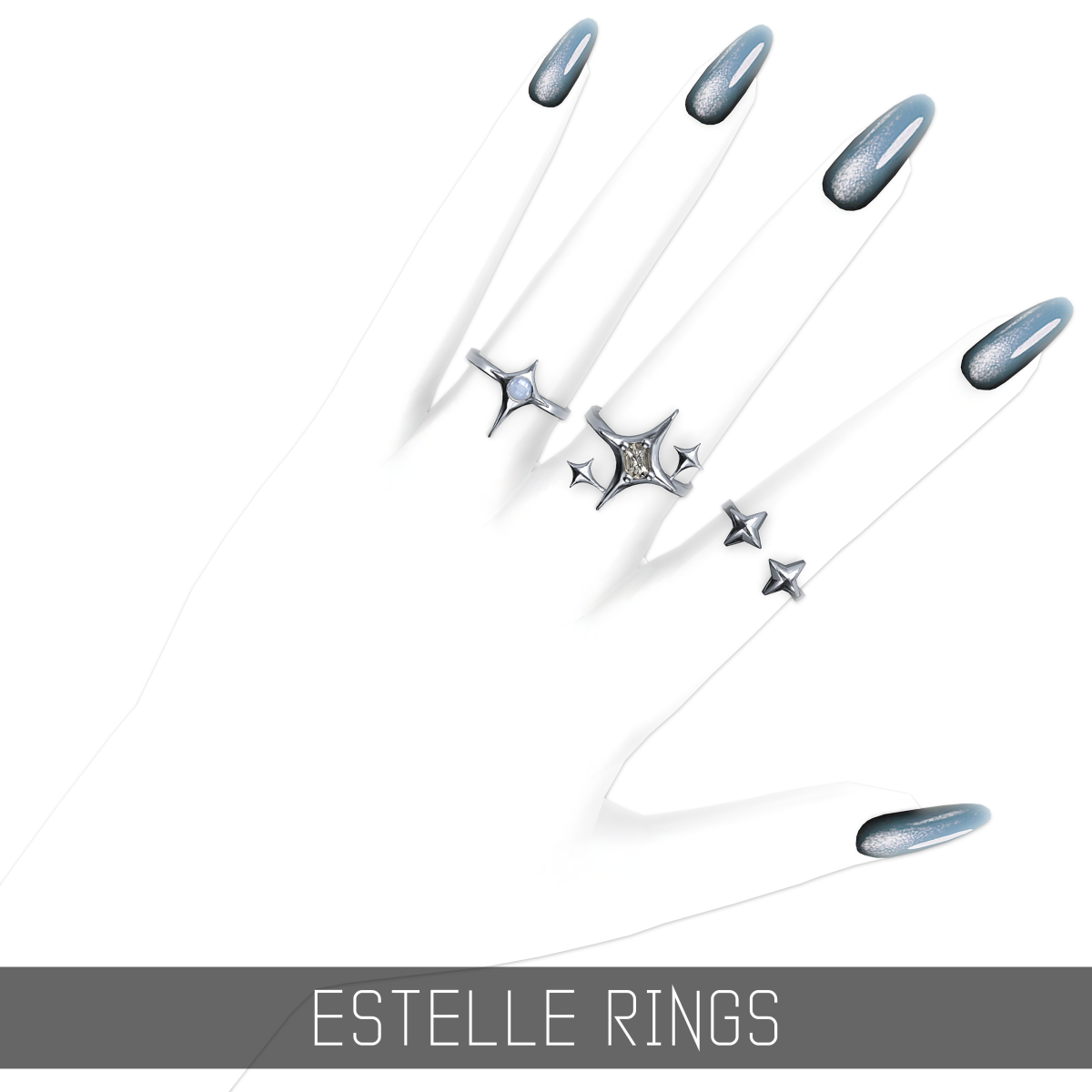 Комплект колец "ESTELLE RINGS"
