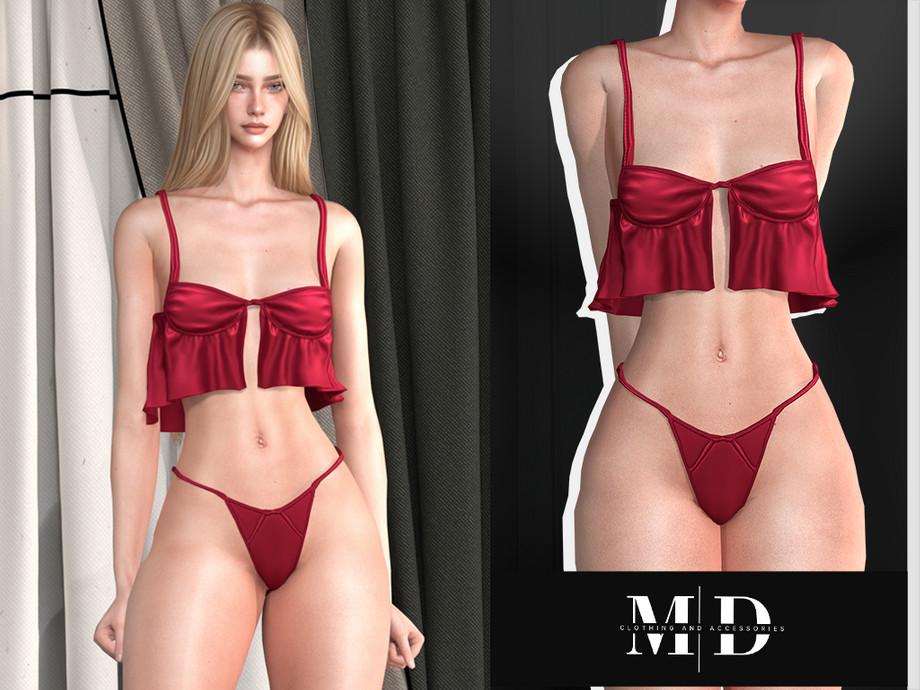 Комплект нижнего белья "simple set of women's underwear"