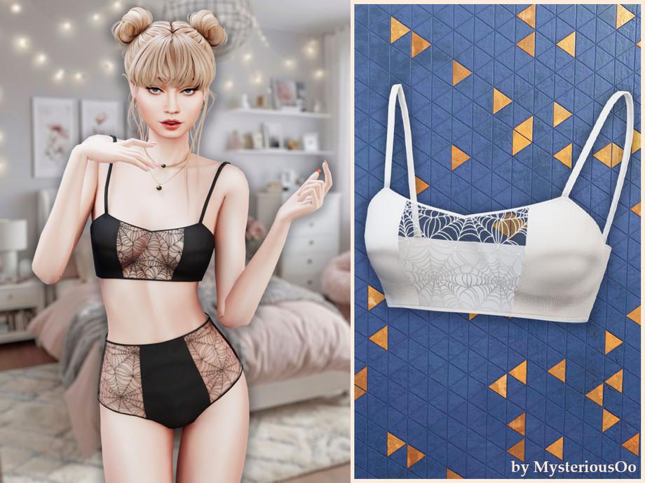 Комплект нижнего белья "Spider lace high"