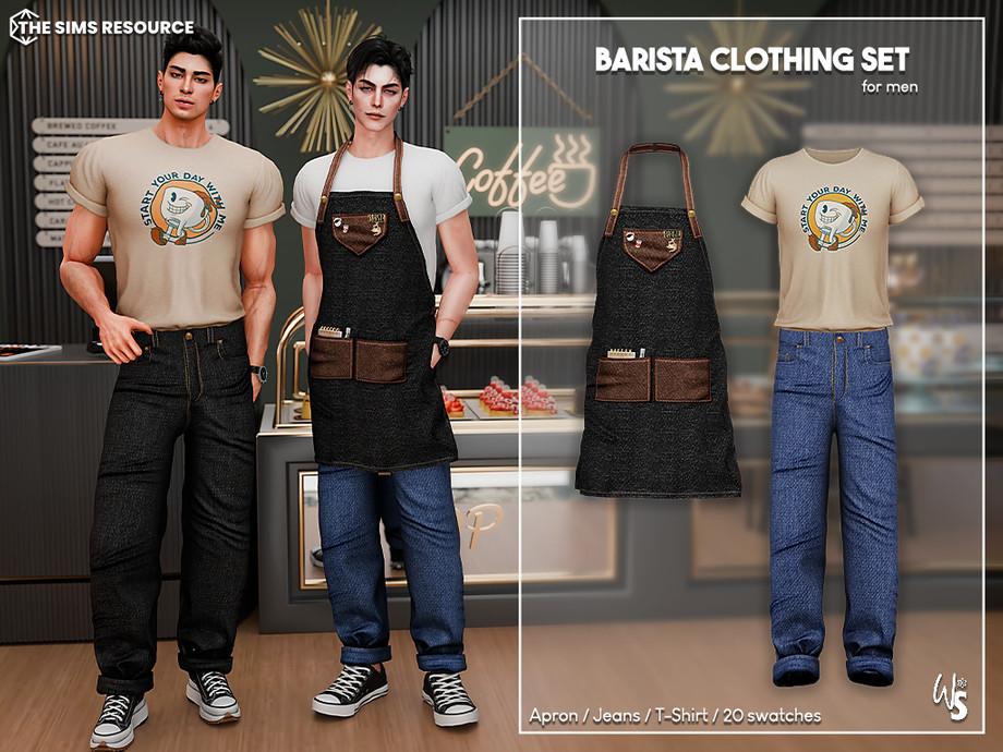 Комплект одежды бариста "Barista Clothing Set for men"
