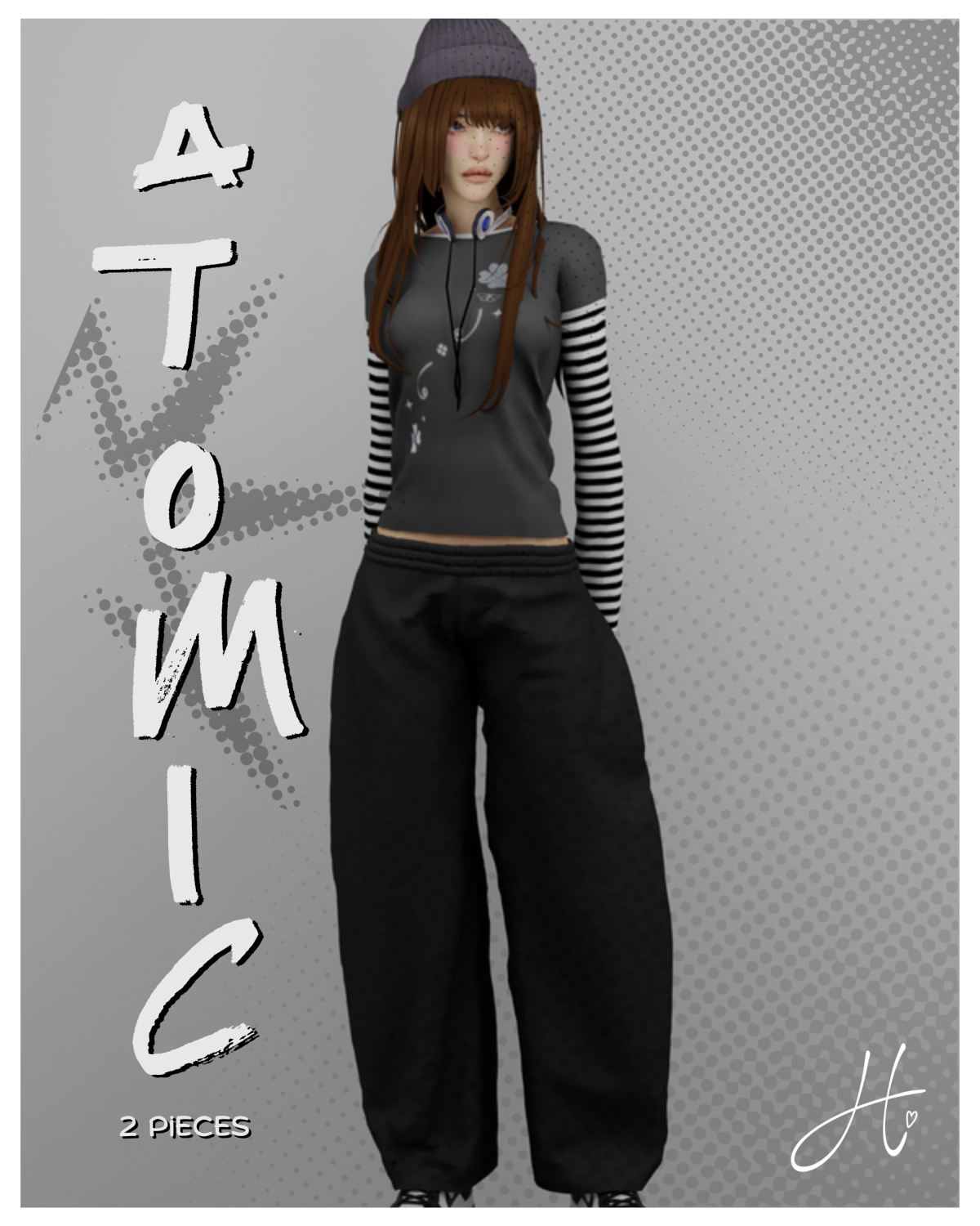 Комплект одежды для симочек "atomic set"