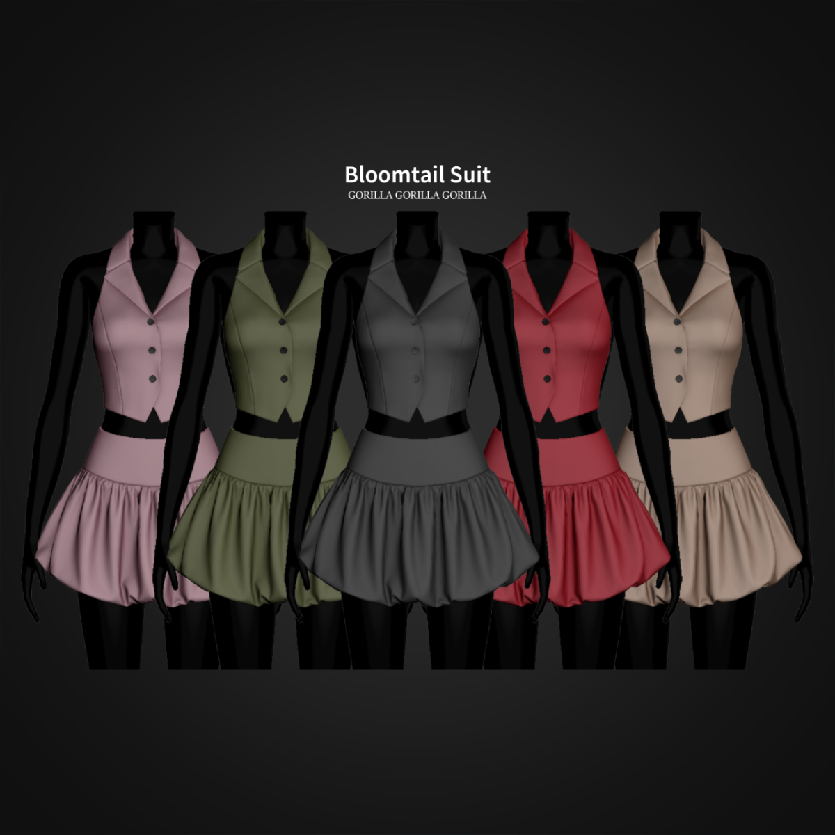 Комплект одежды для симочек "Bloomtail Suit"