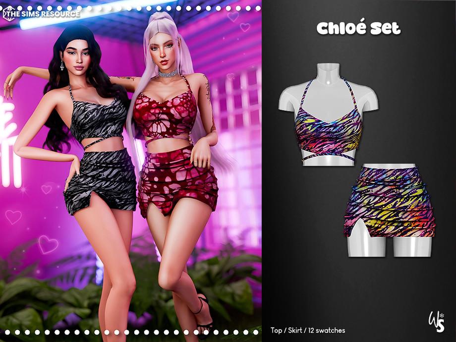 Комплект одежды для симочек "Chloe Clothing Set"
