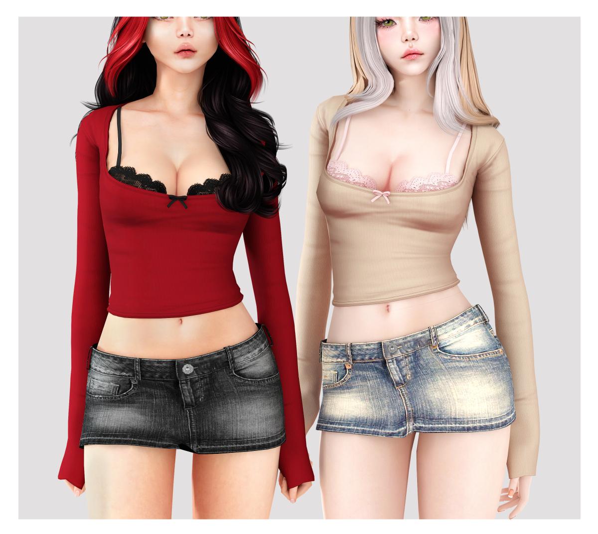 Комплект одежды для симочки "Hot Summer Nights Mini Set"