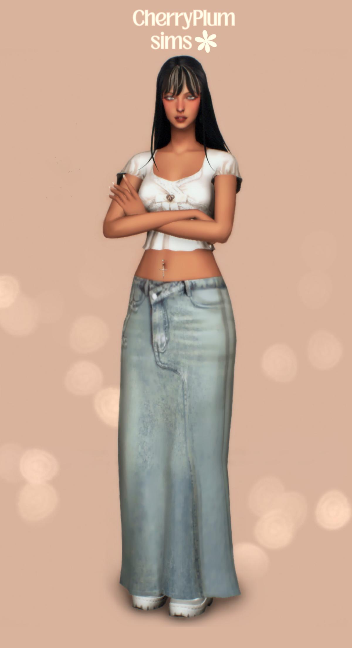 Комплект одежды для симочки "Iris top and Leah skirt"