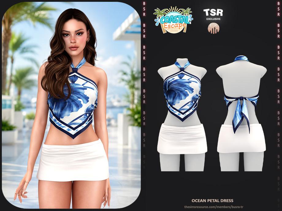 Комплект одежды для симочки "Ocean Petal Outfit"