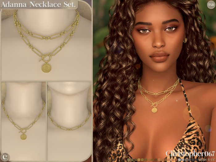 Комплект ожерелий "Adanna Necklace Set"