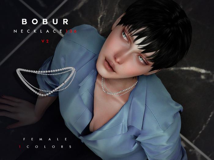 Комплект ожерелий для симочек "Layered pearl necklace set"