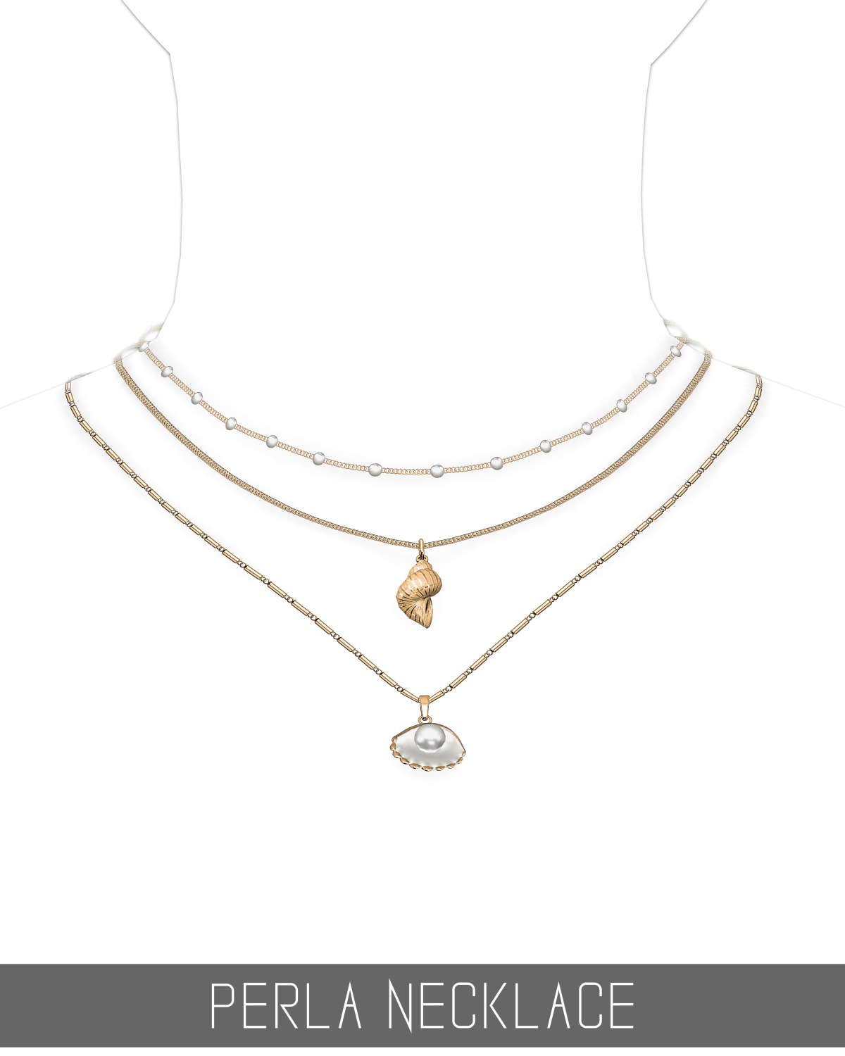 Комплект ожерелий "PERLA NECKLACE"