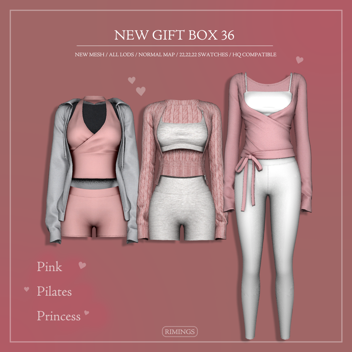 Комплект спортивной одежды для симочек "NEW GIFT BOX 36"