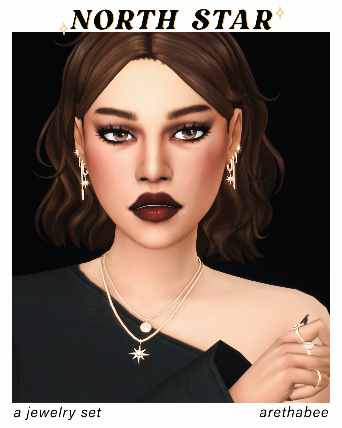 Комплект украшений "north star jewelry set"