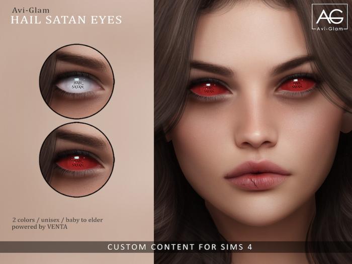 Контактные линзы "Hail Satan Eyes"