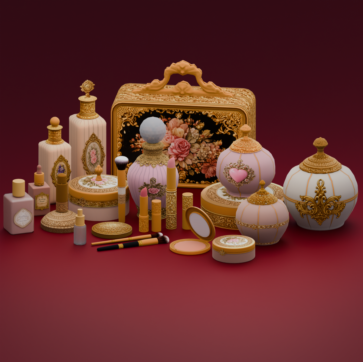 Королевская косметика "The Aristocrat Vanity"
