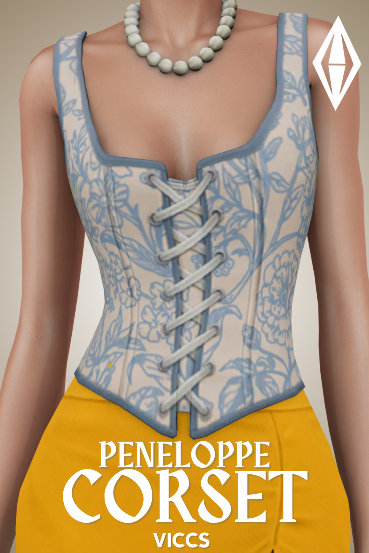 Корсет для симочек "PENELOPPE CORSET"
