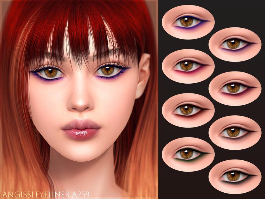 Косметика и линзы "Eyeliner A259, Lipstick A221 & EYES A292"