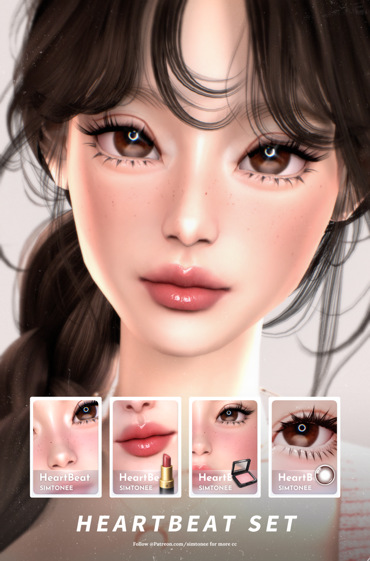 Косметика и линзы "HeartBeat Set"