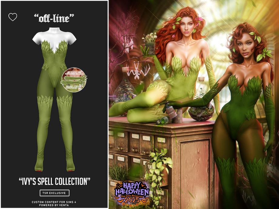 Костюм ядовитого плюща для симочки "Ivy's Spell Collection"