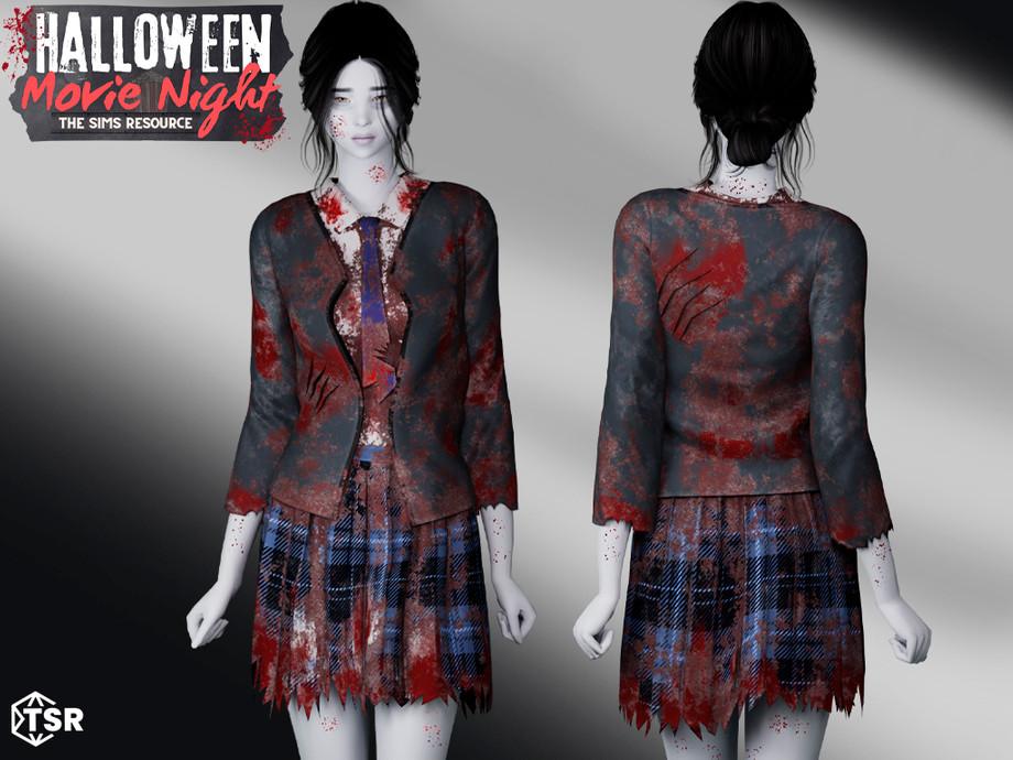 Костюм зомби-школьницы "[Halloween Movie Night] Azumi - Zombie Schoolgirl"