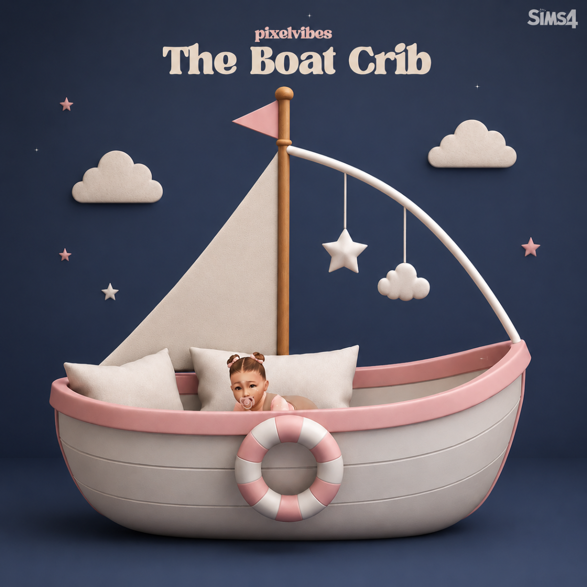 Кроватка для младенцев "The Boat Crib"