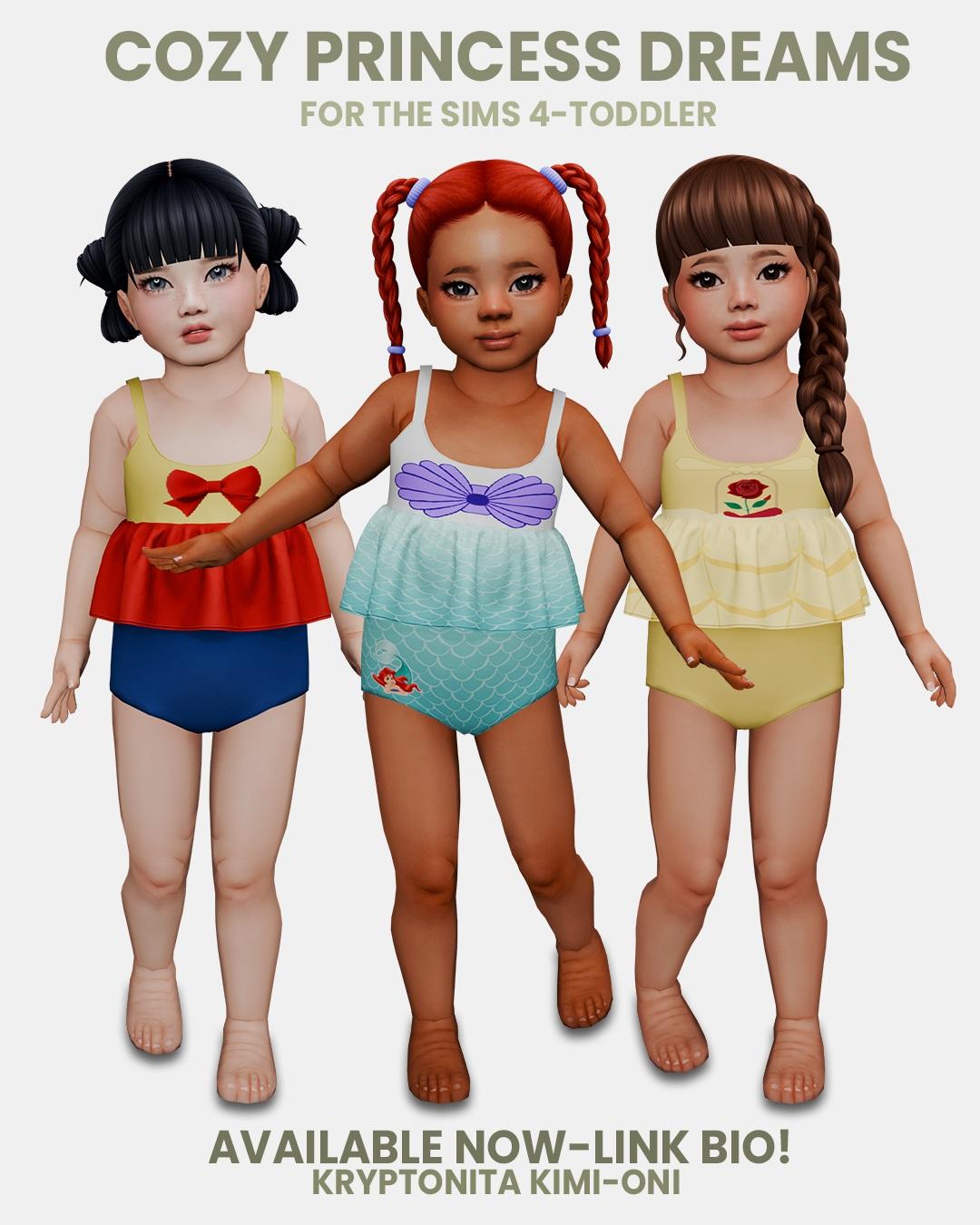 Купальник для малышек "COZY PRINCESS DREAMS"