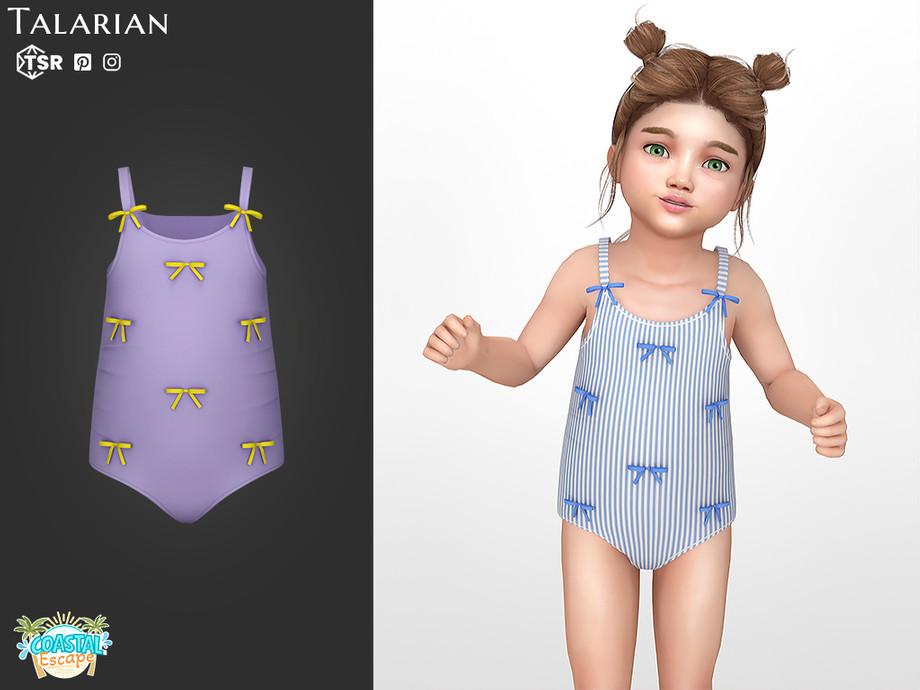 Купальник для малышек "Mackenzie Bow Detail One Piece Swimsuit"