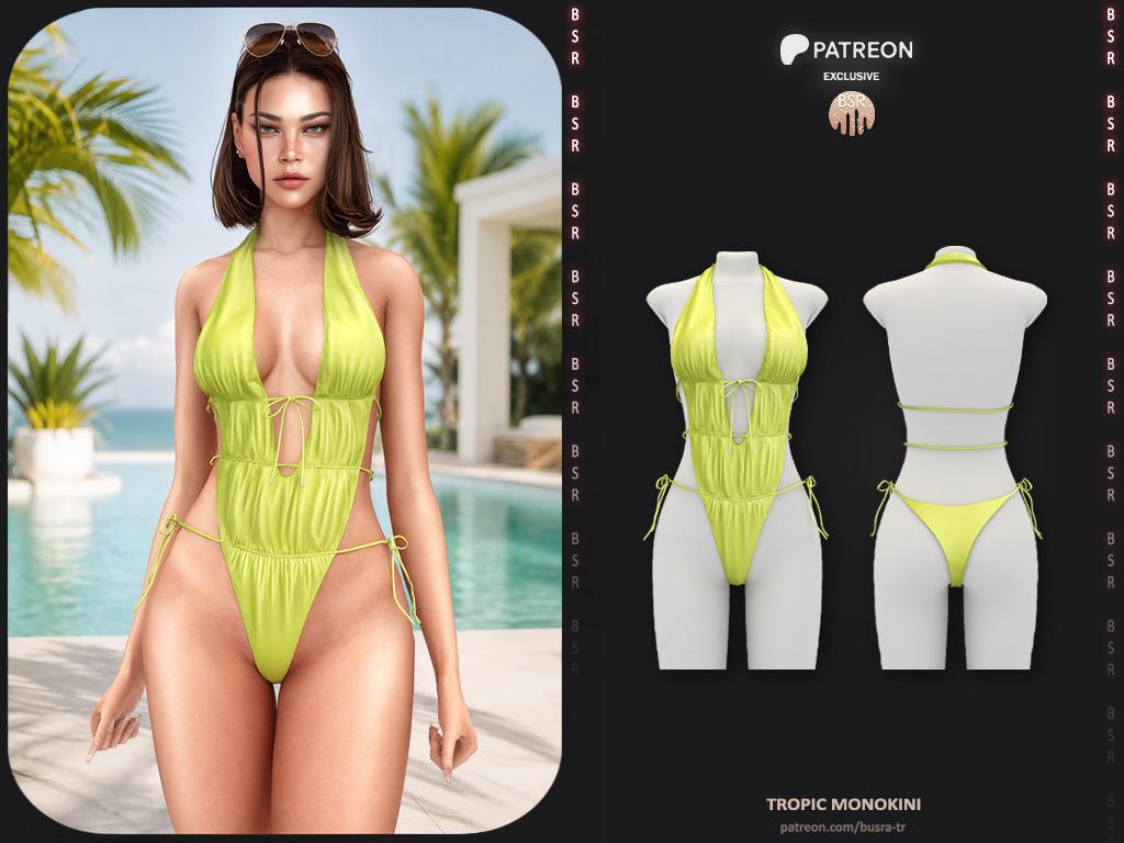 Купальник для симочки "Tropic Monokini"