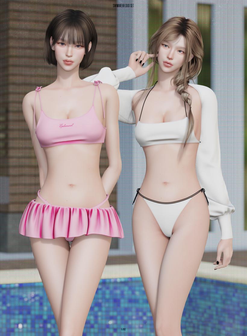 Купальники для симочек "Swimwear Duo Set"