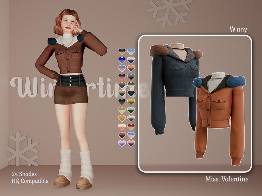 Куртка с водолазкой для симочек "Winny winter jacket with turtleneck"