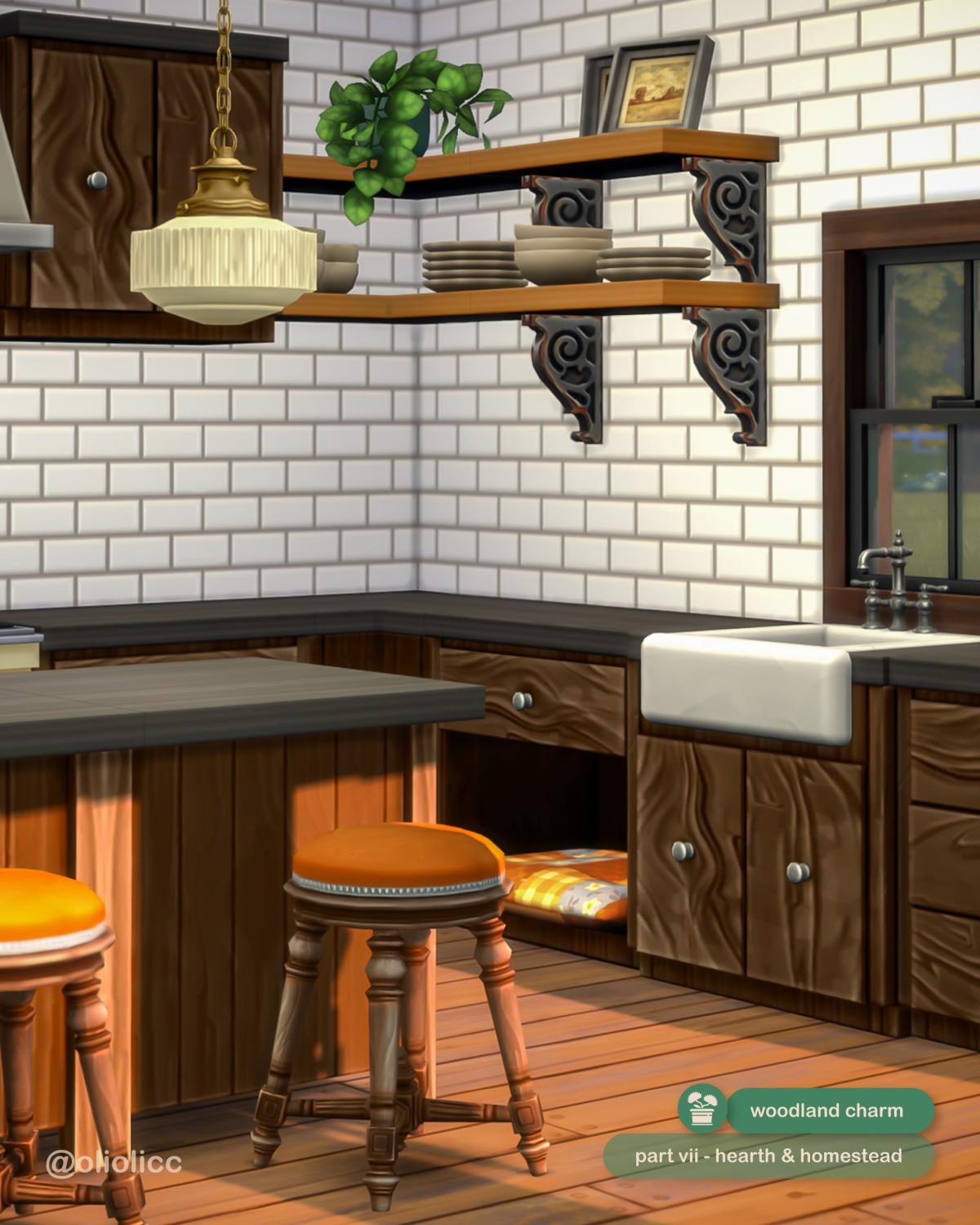 Кухня "Woodland Charm: Part VII – Hearth & Homestead"
