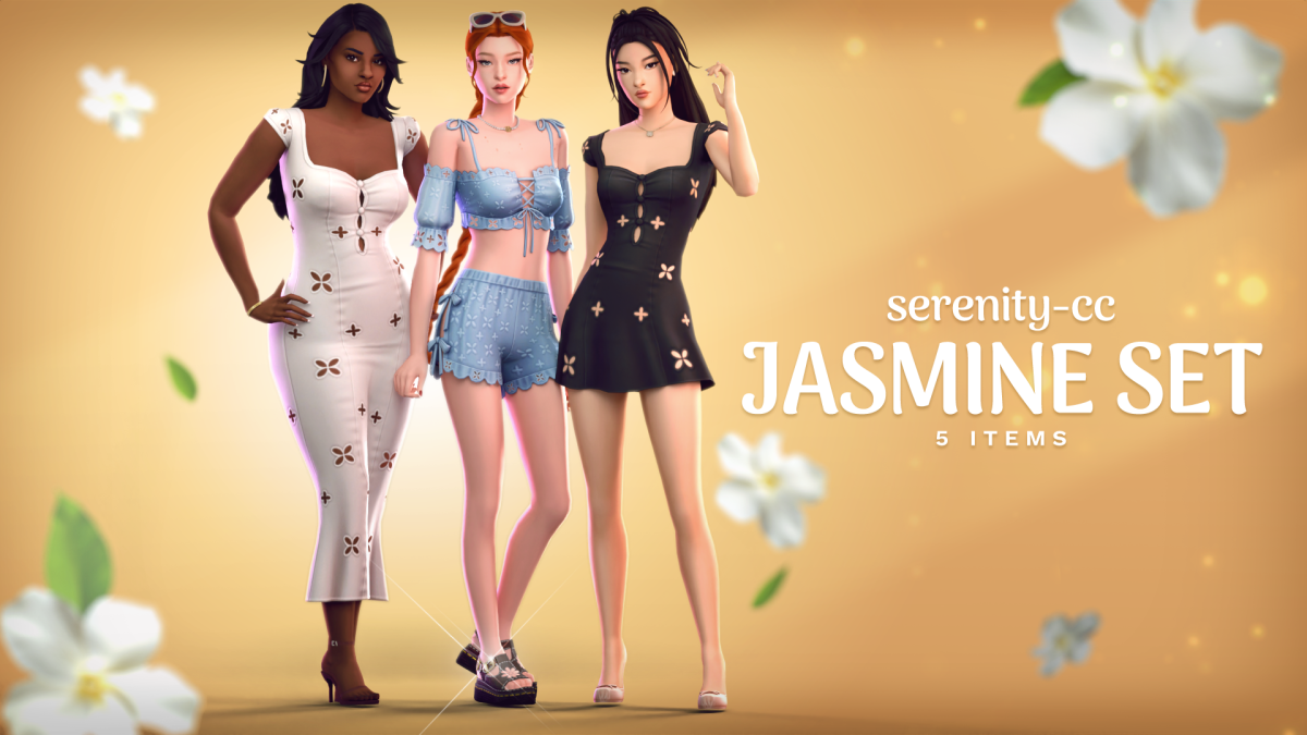Летняя коллекция для симочек "Jasmine Set"