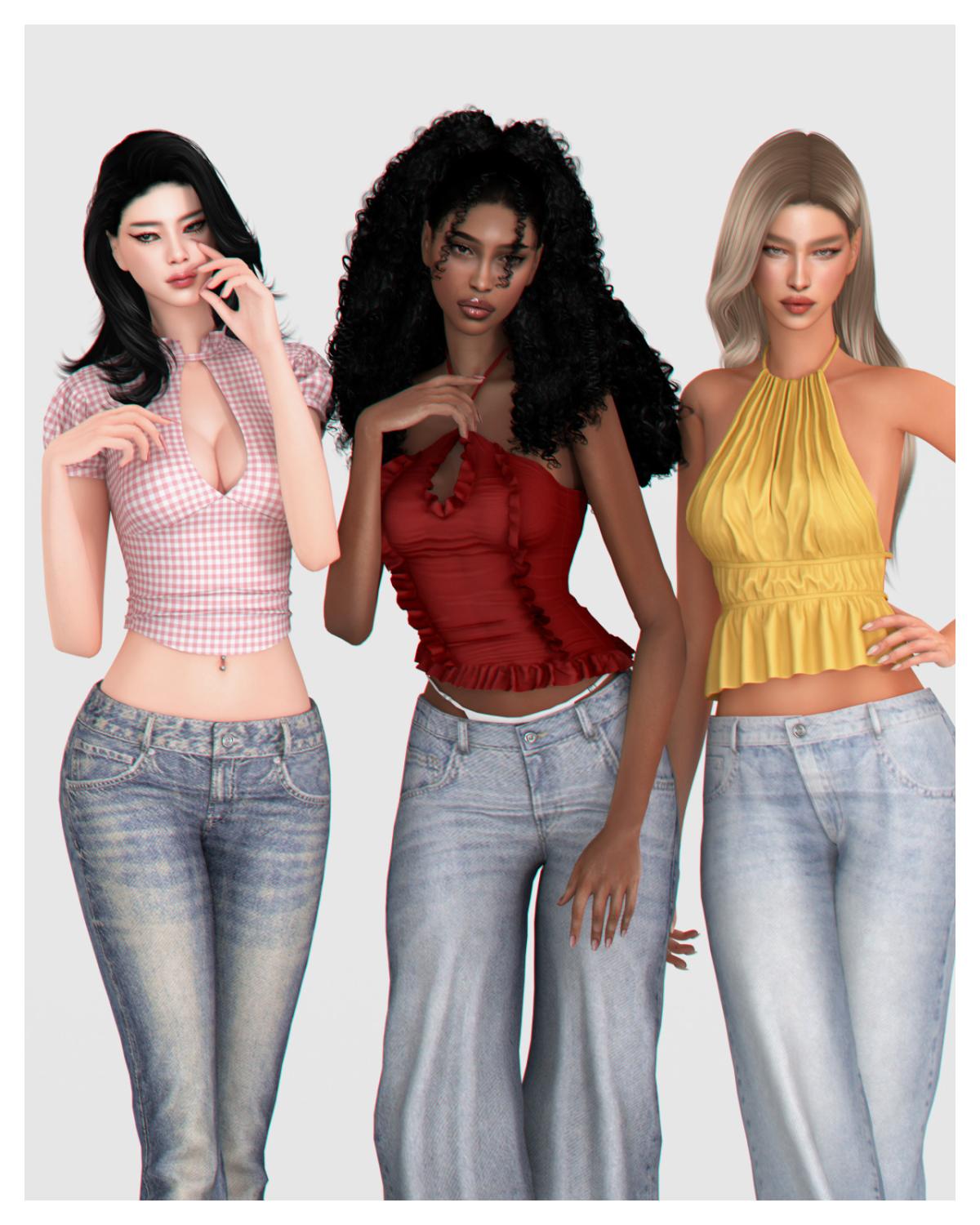 Летние топы для симочек "Sunkissed Tops Set"