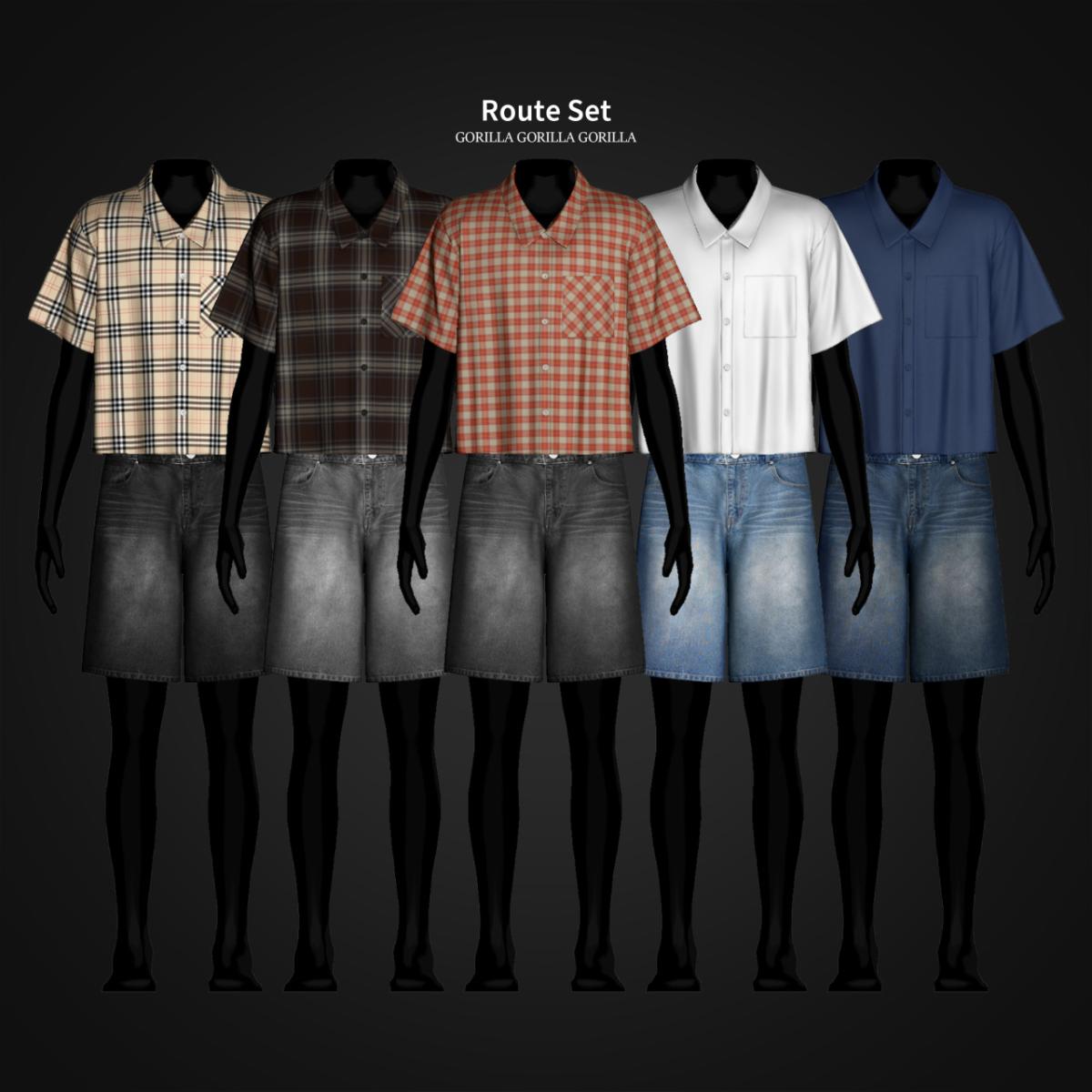 Летний комплект для мужчин "Route Set"