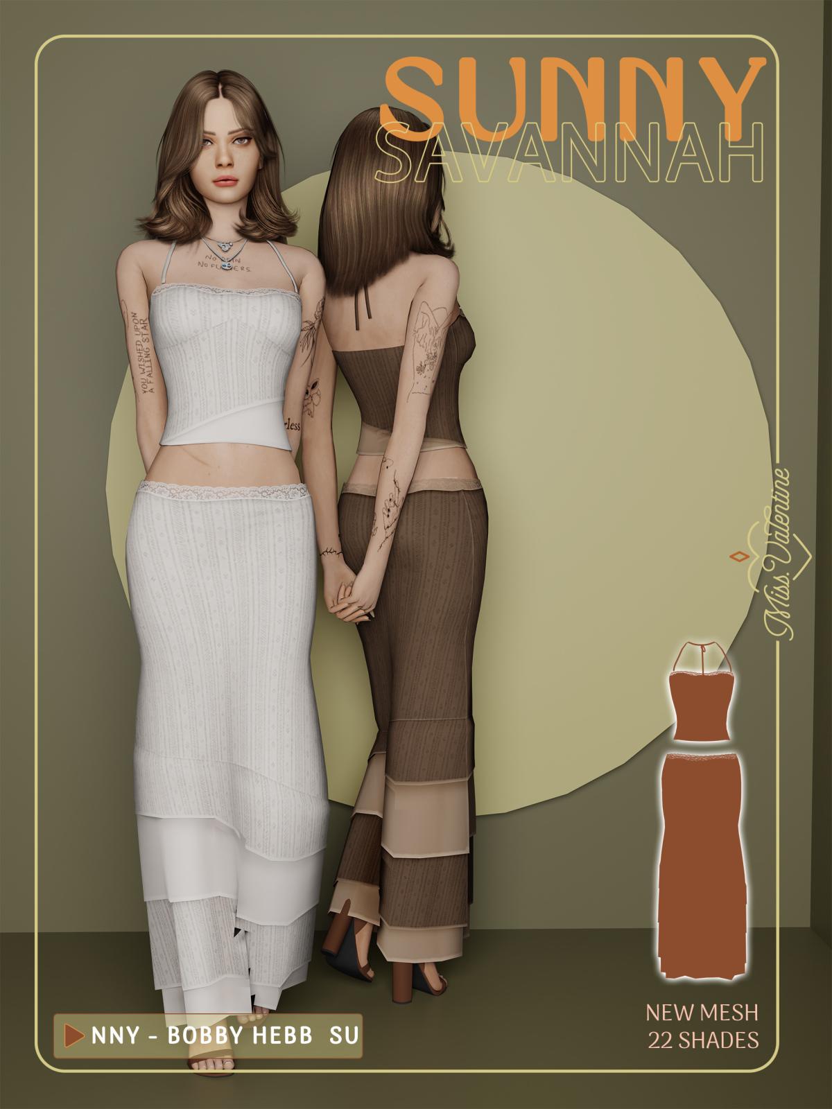 Летний комплект для симочки "Savannah Dress"