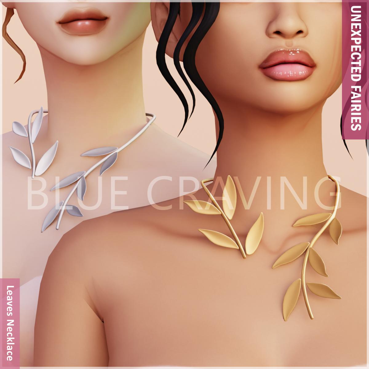 Лиана для шеи "Unexpected Fairies - Leaves Necklace"